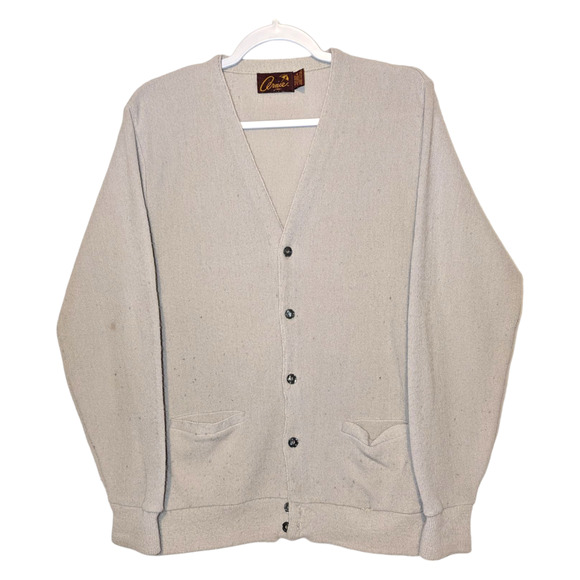 70s Arnie Arnold Palmer Golf Cardigan Sweater - Picture 1 of 7